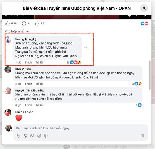 Ảnh chụp từ trang mạng xã hội của Truyền hình Quốc phòng Việt Nam - QPVN.