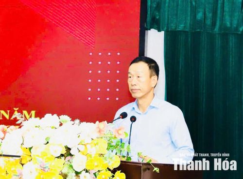 Phó Chủ tịch UBND tỉnh Lê Quang Hùng phát biểu kết luận hội nghị.