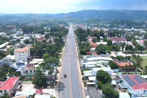 Một góc khu dân cư xã Bù Đăng.