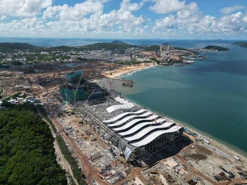 Trung tâm Hội nghị APEC 2027 đang dần hình thành. Ảnh: Lê Nam