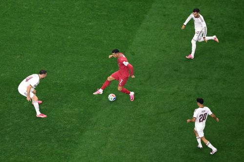 Ronaldo (số 7) và tuyển Bồ Đào Nha dừng bước tại World Cup 2026 sau trận thua Tây Ban Nha. Ảnh: X/@selecaoportugal (tài khoản X của Liên đoàn Bóng đá Bồ Đào Nha)