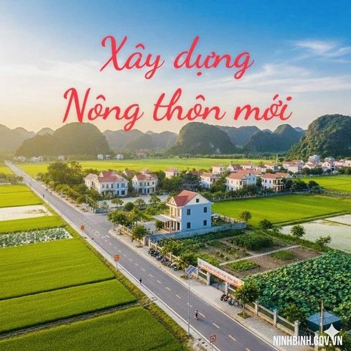 Diện mạo nông thôn mới ở Ninh Bình ngày càng khang trang, xanh - sạch - đẹp, góp phần nâng cao đời sống vật chất, tinh thần của Nhân dân. Ảnh: Cổng TTĐT tỉnh Ninh Bình