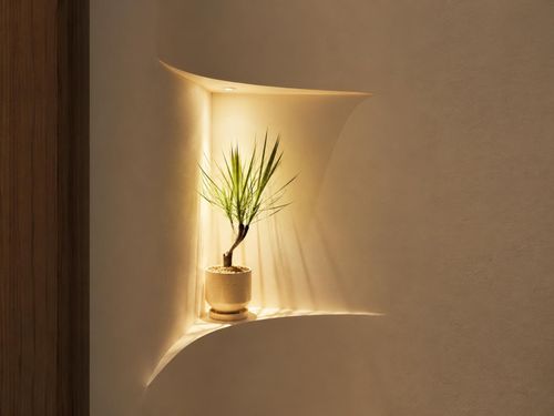 Góc tường bo cong gợi cảm giác sang trọng. (Ảnh minh họa: AI)