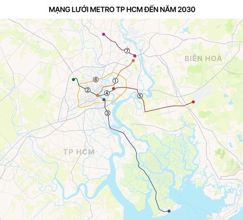Mỗi tuyến Metro được xây dựng là thêm một hành lang phát triển mới hình thành tại TP.HCM.