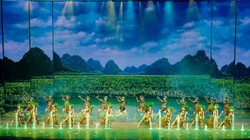 Một cảnh trong "Đất nước Thiên hùng ca". Ảnh: VT