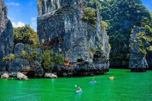  Đảo Koh Kudu Yai - hành trình kayak giữa những vách đá vôi kỳ vĩ. 