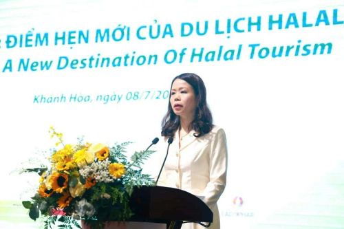 Thứ trưởng Bộ Ngoại giao Nguyễn Minh Hằng phát biểu