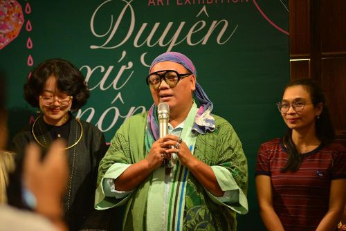 Họa sĩ Hà Hùng Dũng, Trưởng nhóm dự án giới thiệu về triển lãm