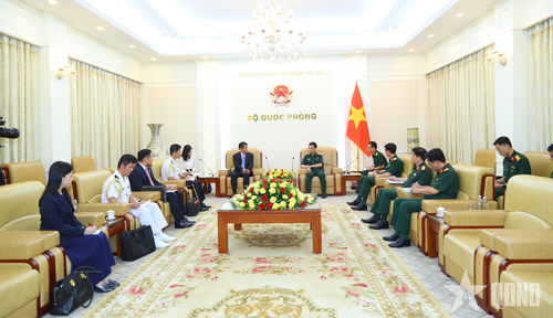 Quang cảnh buổi tiếp.