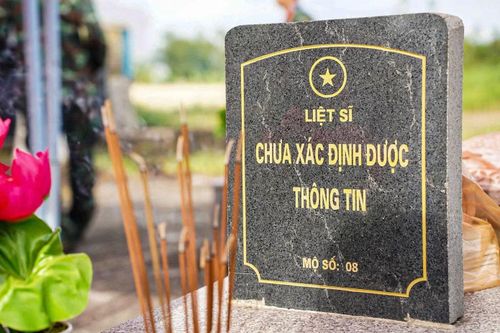 Quảng Ngãi hiện vẫn còn rất nhiều phần mộ chưa xác định được thông tin.