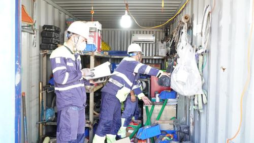 Công tác quản lý vật tư tại NMNĐ Thái Bình 2 đến từng tổ đội sản xuất, bảo dưỡng sửa chữa.