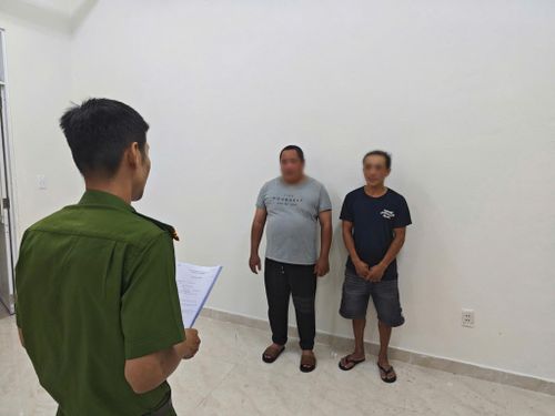 Các đối tượng bị tạm giữ hình sự trong vụ án.