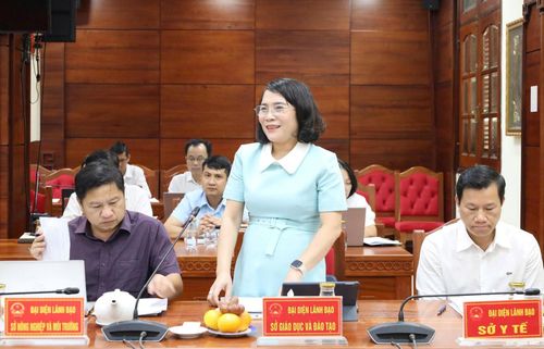 Đại diện sở ngành của tỉnh Đắk Lắk kiến nghị tại buổi làm việc