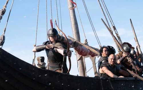 Tài tử Matt Damon thủ vai chính Odysseus trong hành trình vượt qua muôn vàn thử thách để tìm đường trở về quê hương. Ảnh: Variety