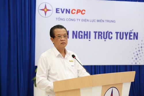 Tổng giám đốc EVNCPC Ngô Tấn Cư phát biểu tại Hội nghị. Ảnh: Phương Nam