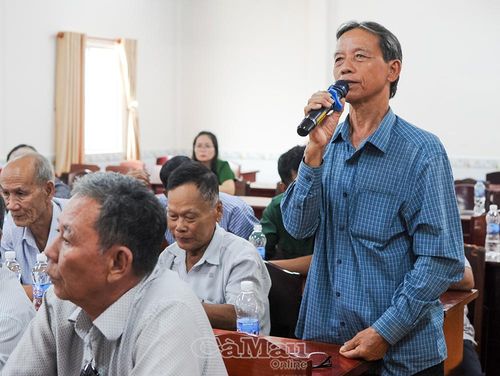 Cử tri Trịnh Minh Kỳ phản ánh tuyến lộ giao thông trên địa bàn thi công chậm, ảnh hưởng đến việc đi lại và sinh hoạt của người dân.