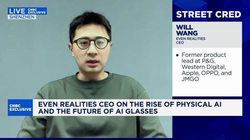 Will Wang, người sáng lập kiêm CEO của Even Realities Technology, cho biết các công ty khởi nghiệp sản xuất thiết bị điện tử tiêu dùng sẽ có cơ hội trở thành Apple tiếp theo cao hơn ở Thâm Quyến so với ở Thung lũng Silicon.