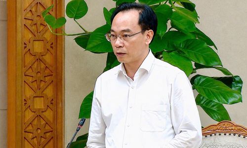 Bộ trưởng Bộ Giáo dục và Đào tạo Hoàng Minh Sơn phát biểu. (Ảnh: VGP)