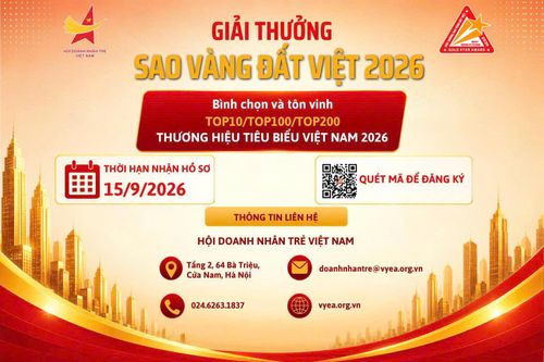 Giải thưởng Sao Vàng đất Việt năm 2026 có nhiều điểm mới đáng chú ý. Ảnh: BTC
