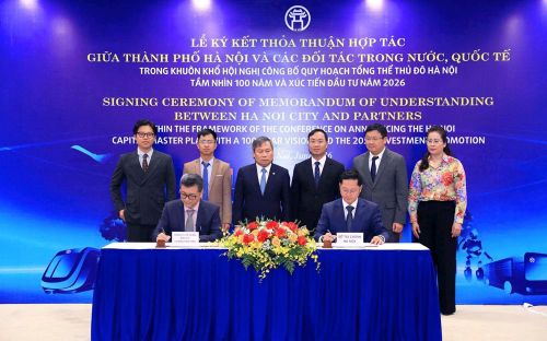 Nhiều doanh nghiệp ký biên bản thỏa thuận hợp tác đầu tư tại Hà Nội