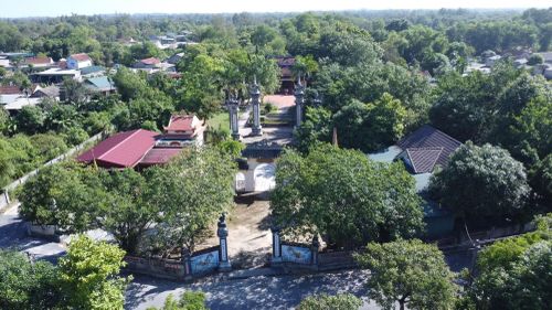 Làng cổ xã Thạch Khê Hà Tĩnh. (Ảnh: Tùng Lĩnh)