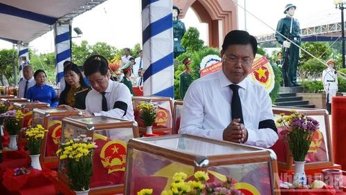 Hài cốt của 235 liệt sĩ an táng tại Nghĩa trang Dốc Bà Đắc.