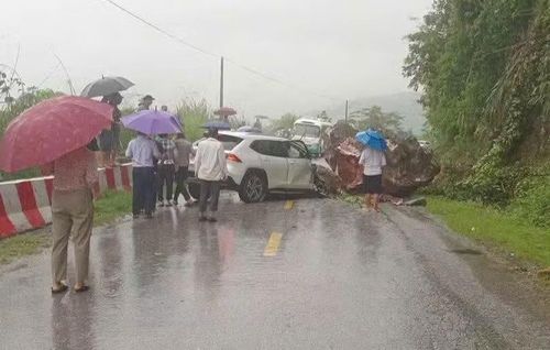 Hiện trường vụ tai nạn.
