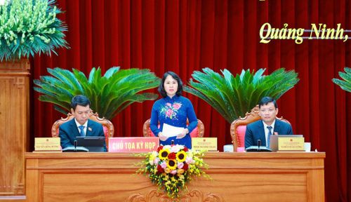 Đồng chí Trịnh Thị Minh Thanh, Phó Bí thư Thường trực Tỉnh ủy, Chủ tịch HĐND tỉnh kết luận chất vấn.