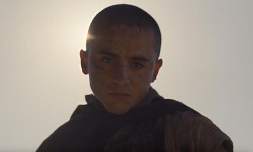 Tạo hình đầy suy tư và quyền lực của Timotheé Chalamet trong vai Hoàng đế Paul Atreides ở Dune 3. Ảnh: NSX