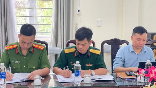 Đại biểu dự buổi làm việc.