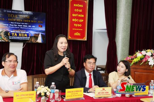 Lãnh đạo Sở Văn hóa, Thể thao và Du lịch phát biểu tại tọa đàm.