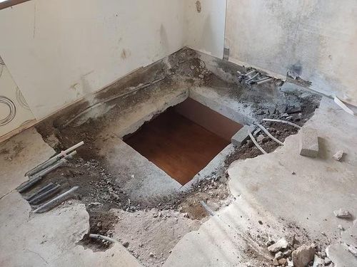 Nơi chôn xác Tina được đổ bê tông lên trên (ảnh minh họa)