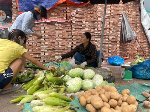 Một số loại rau xanh, củ quả giảm giá hơn trước.
