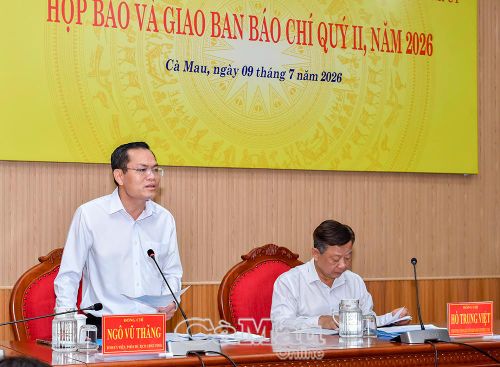 Đồng chí Ngô Vũ Thăng, Phó Chủ tịch UBND tỉnh, phát biểu tại cuộc họp.