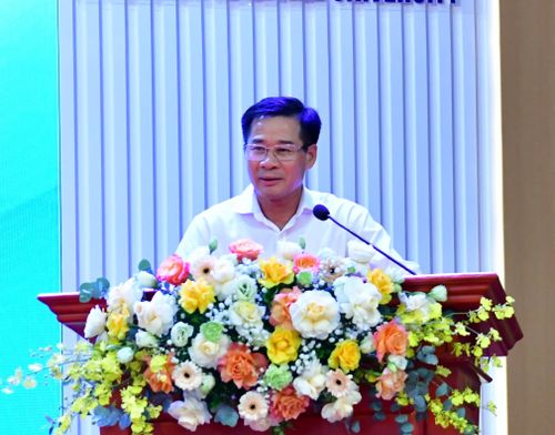 Ông Lê Đình Thăng - Kiểm toán trưởng KTNN chuyên ngành II phát biểu. Ảnh: Thùy Anh