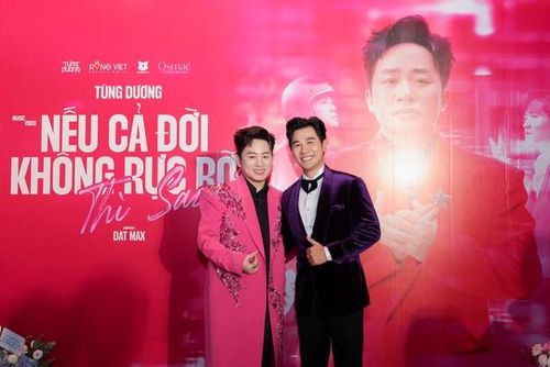 Tùng Dương và MC Nguyên Khang.