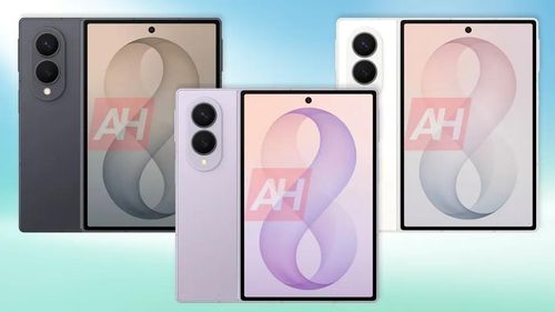 Galaxy Z Fold 8 Ultra với 3 màu dự kiến. Ảnh: Android Headlines / Tom's Guide