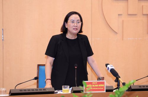 Phó Giám đốc Sở Văn Hóa, Thể Thao Nguyễn Thị Mai Hương trả lời tại họp báo