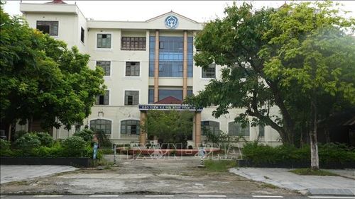 Trụ sở nhà đất của Bảo hiểm xã hội tỉnh Phú Thọ sẽ được phường Vĩnh Yên, tỉnh Phú Thọ cải tạo, chỉnh trang để mở rộng trường Mầm non Hoa Sen. Ảnh: Nguyễn Thảo/TTXVN