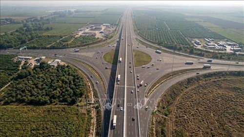 Phối cảnh dự án đường kết nối sân bay Long Thành. Ảnh: TTXVN phát
