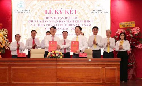 UBND tỉnh Khánh Hòa và Bưu điện Việt Nam phối hợp nghiên cứu, ứng dụng công nghệ phục vụ phát triển kinh tế tầm thấp gắn với chuyển đổi số của tỉnh.