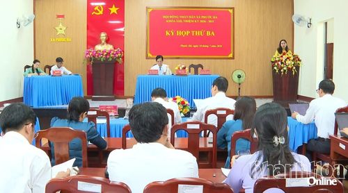 Quang cảnh kỳ họp.