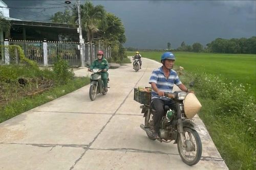 Tuyến đường kết nối khu dân cư và sản xuất ở xã Bắc Ruộng