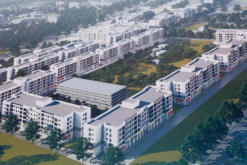 Dự án NƠXH do Công ty TNHH Khu đô thị mới Trung Minh làm chủ đầu tư được xây dựng với quy mô gần 1.300 căn hộ.