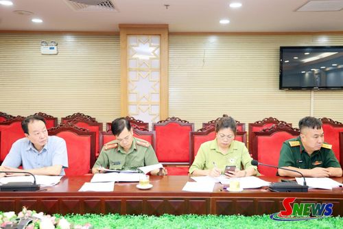 Các đại biểu dự cuộc làm việc.
