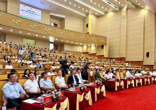 Quang cảnh buổi lễ. Ảnh: Hải Yến