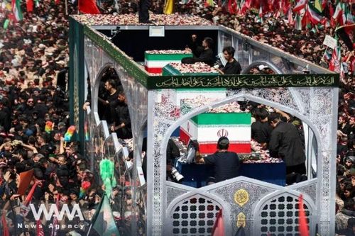 Tổng số người tham gia các hoạt động tưởng niệm và lễ tang cố Lãnh tụ tối cao Ali Khamenei ước tính dao động từ 41 - 43 triệu người. Ảnh: WANA