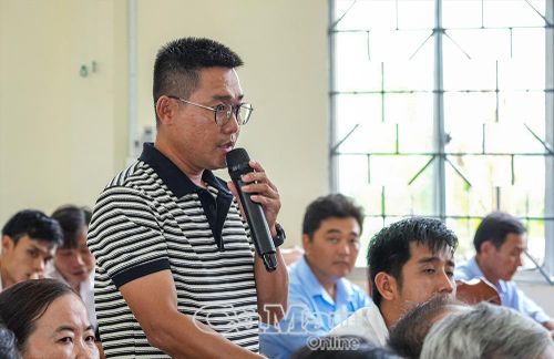 Cử tri Đặng Văn Đương, ấp Kim Đài, kiến nghị xem xét nâng mức kinh phí hoạt động đối với các xã bãi ngang ven biển, nhằm đáp ứng yêu cầu thực hiện nhiệm vụ tại cơ sở.