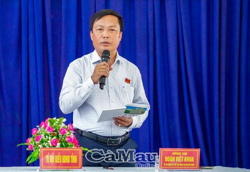  Đồng chí Đoàn Việt Khoa, Bí thư Đảng ủy, Chủ tịch HĐND Xã Nguyễn Phích tiếp thu, giải trình một số ý kiến thuộc thẩm quyền và ghi nhận các kiến nghị của cử tri để tổng hợp, chuyển cơ quan chức năng xem xét giải quyết.
