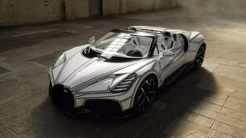 Thiết kế độc đáo của Bugatti W16 Mistral Blanc Éternel. Ảnh: Bugatti.